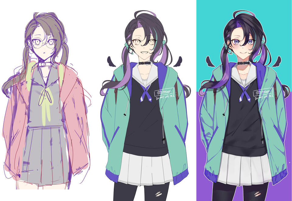 Infinite Blue sprites, developed by Velvet Fox Gaming